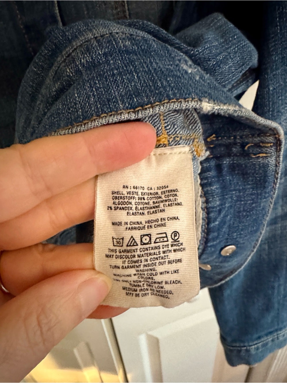 Pilcro & the Letterpress Anthropologie Embroidered Floral Denim Jacket Size XL - Picture 5 of 6